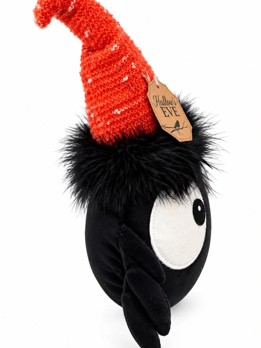 Plush Halloween Spider Hat Toy - Orange Hat NWT